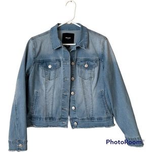 Nine West Denim Jacket, Light Blue, Medium